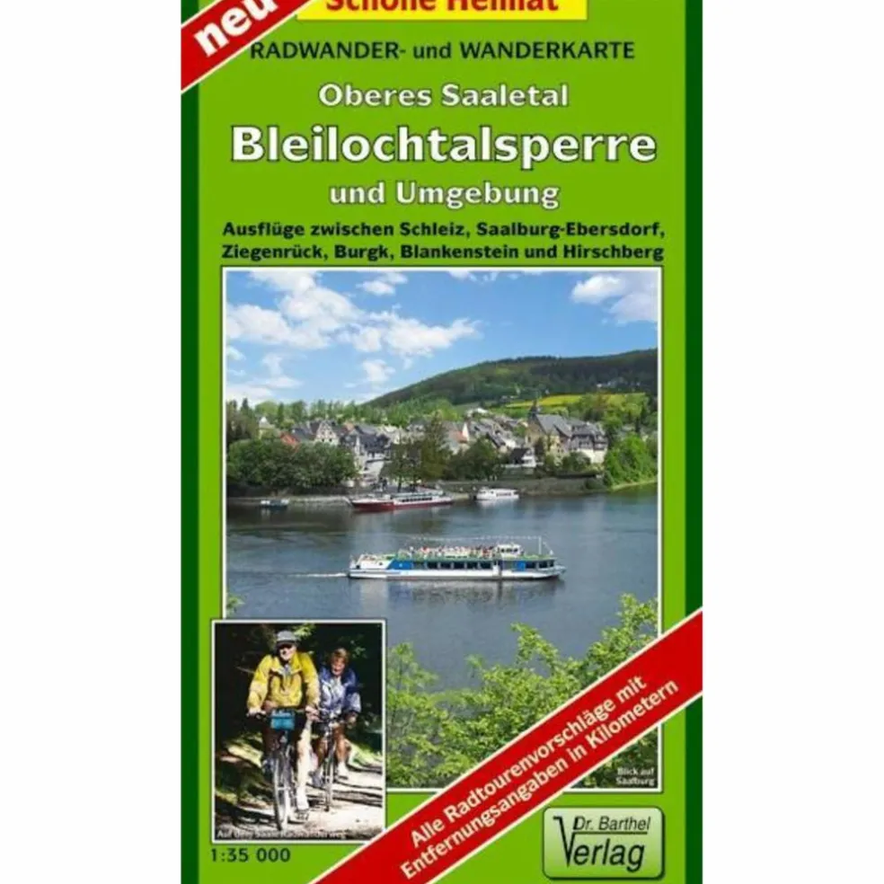 OBERES SAALETAL, BLEILOCHTALSPERRE UND UMGEBUNG - Wanderkarte