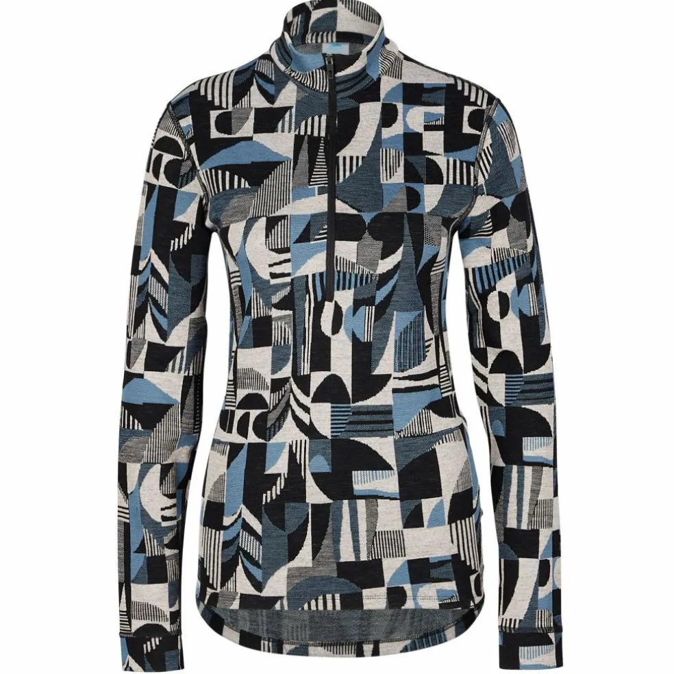 Odlo MERINO HERITAGE BL TOP TURTLE NECK L/S HALF ZIP Damen - Funktionsunterwäsche