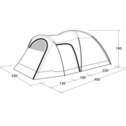 Outwell CLOUD 5 PLUS - Familienzelt