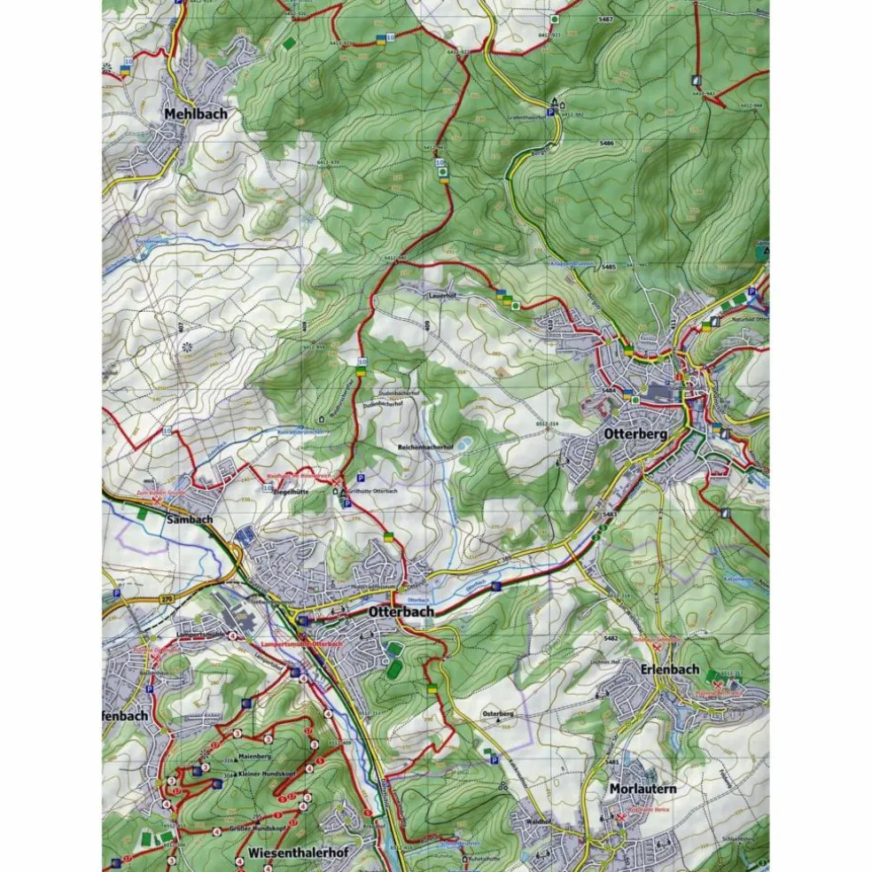 PFÄLZERWALD 3. BLATT 41-548, 1 : 25 000 - Wanderkarte