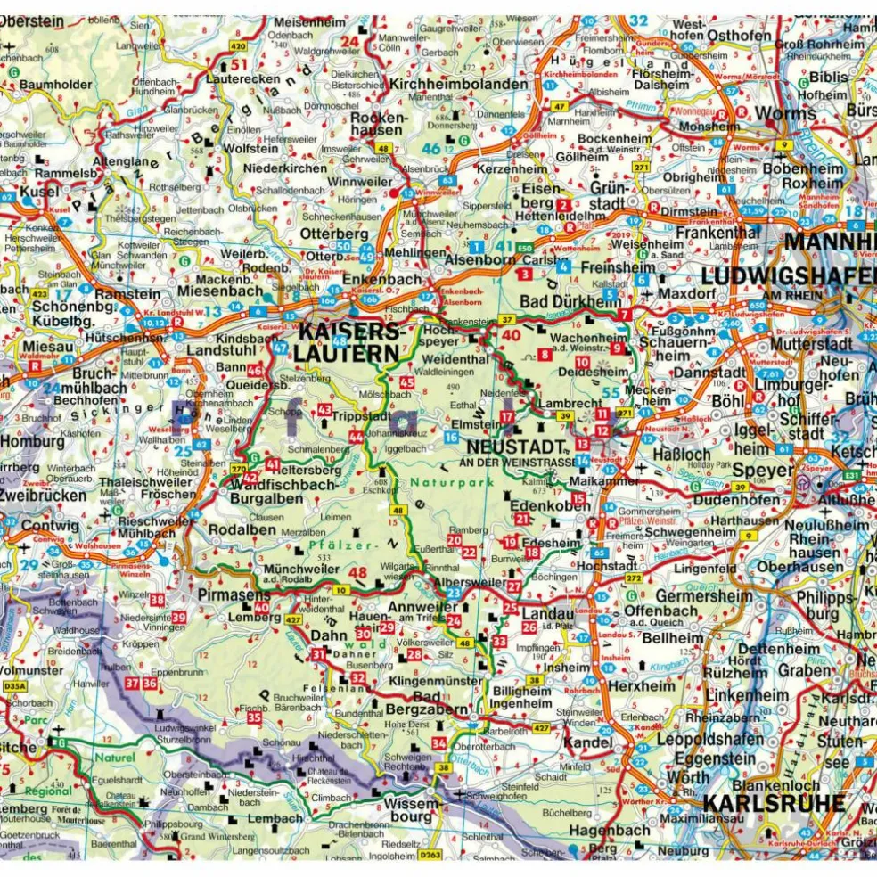 PFÄLZERWALD UND DEUTSCHE WEINSTRAßE. WANDERN & EINKEHREN - Wanderführer