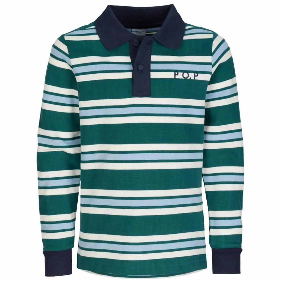 POLARN O. PYRET ARON TOPS L/S STRIPED Kinder - Langarmshirt