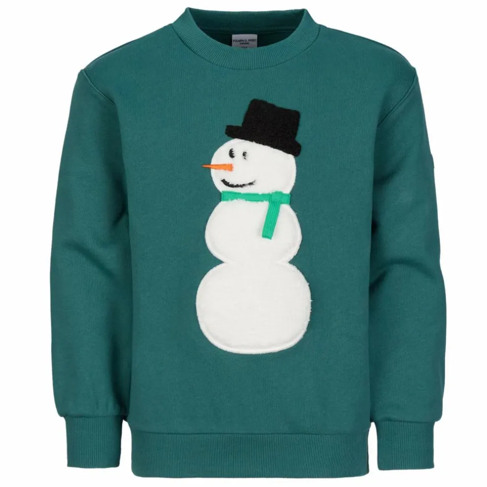 POLARN O. PYRET BOIL - SNOWMAN SWEATERS APPLICATION Kinder - Sweatshirt