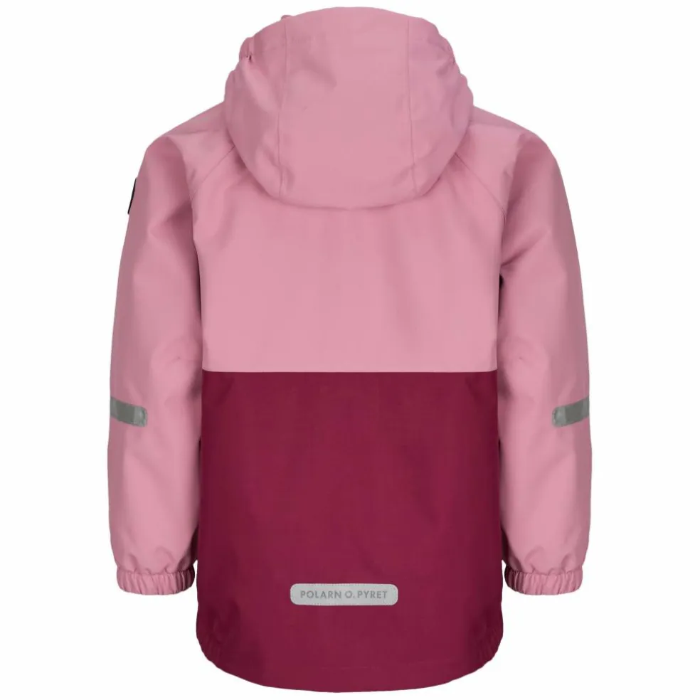 POLARN O. PYRET HAZY JACKET SHELL SOLID Kinder - Regenjacke