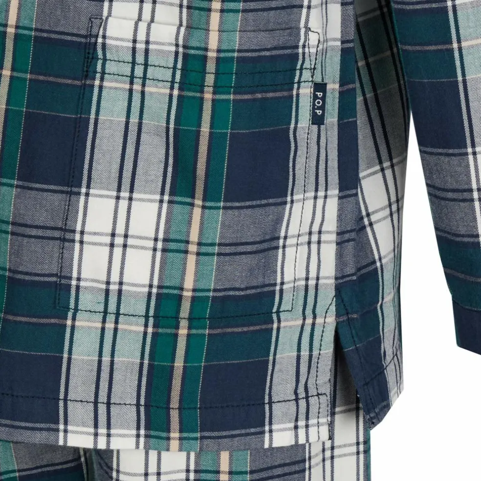 POLARN O. PYRET JAMMIES - CHECK PYJAMAS SET CHECKED Kinder - Funktionsunterwäsche