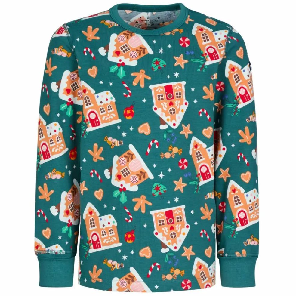 POLARN O. PYRET SLEEP - GINGERHOUSE PYJAMAS SET AOP Kinder - Funktionsunterwäsche