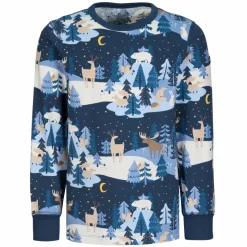 POLARN O. PYRET SLEEP - WINTERLAND PYJAMAS SET AOP Kinder - Funktionsunterwäsche