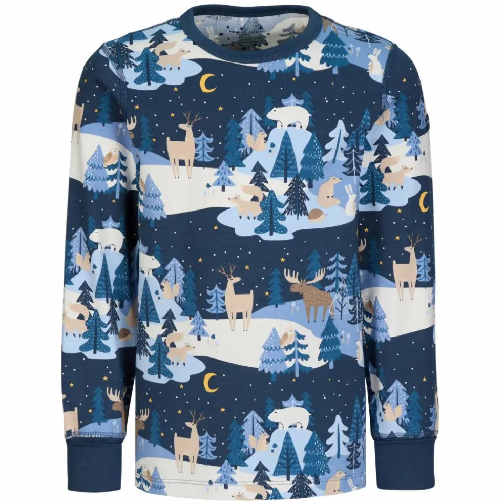 POLARN O. PYRET SLEEP - WINTERLAND PYJAMAS SET AOP Kinder - Funktionsunterwäsche