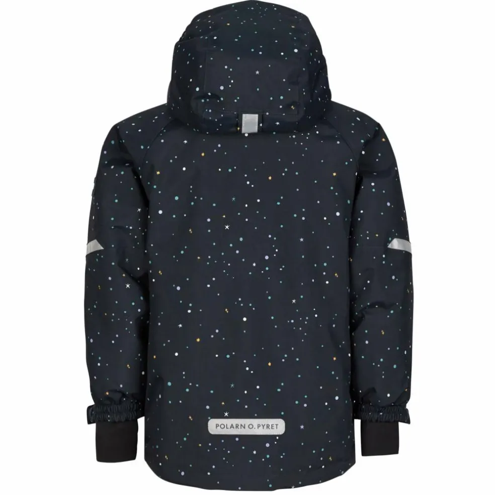 POLARN O. PYRET SNOWY PADDED JACKET AOP Kinder - Winterjacke