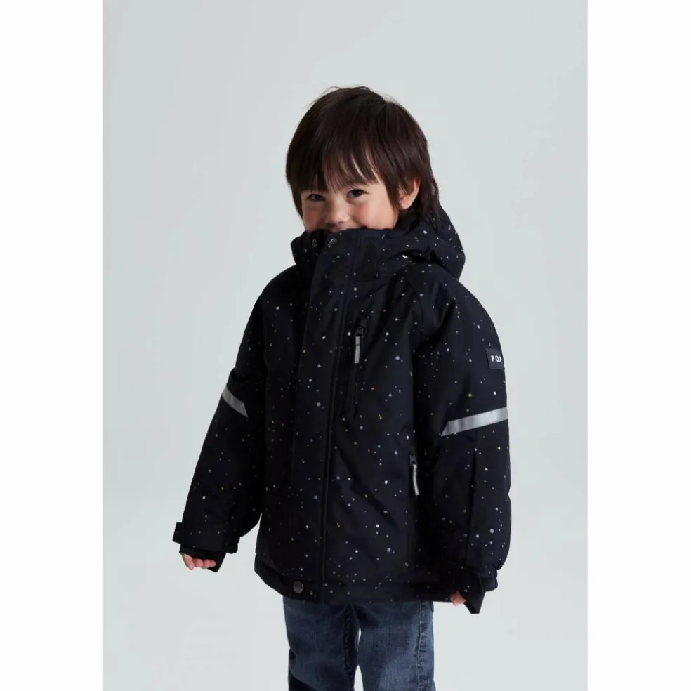 POLARN O. PYRET SNOWY PADDED JACKET AOP Kinder - Winterjacke
