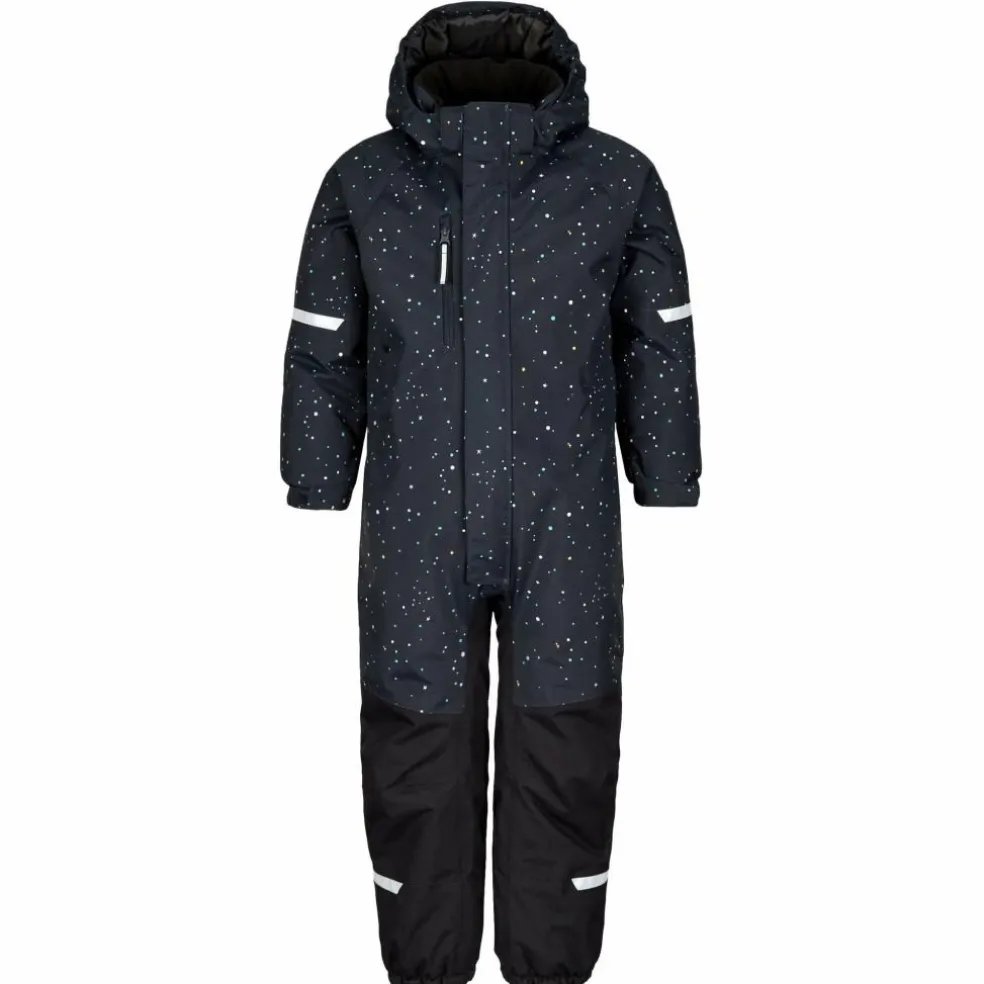 POLARN O. PYRET SNOWY PADDED SUIT AOP Kinder - Schneeanzug