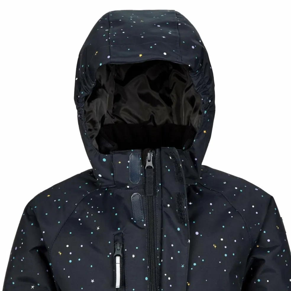 POLARN O. PYRET SNOWY PADDED SUIT AOP Kinder - Schneeanzug