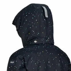 POLARN O. PYRET SNOWY PADDED SUIT AOP Kinder - Schneeanzug