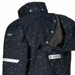 POLARN O. PYRET SNOWY PADDED SUIT AOP Kinder - Schneeanzug