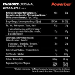 PowerBar PB ENERGIZE ORIG. CHOCO (55GX15) PACKAGE - Energieriegel