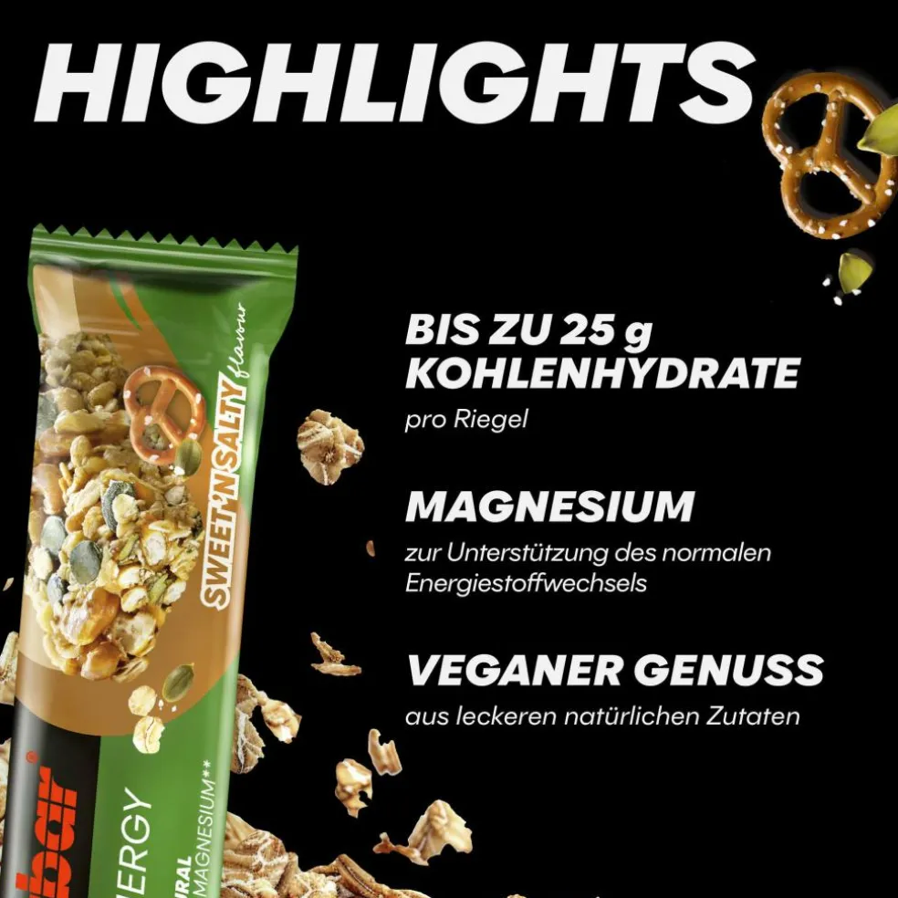 PowerBar PB NATURAL ENERGY SWEET-SALTY (40GX18) PACKAGE - Müsliriegel