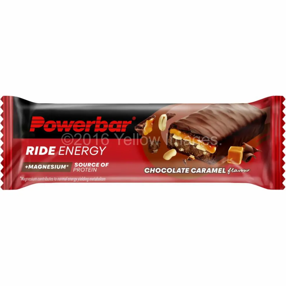 PowerBar PB RIDE ENERGY CHOCO CARAM (55GX18) PACKAGE - Energieriegel