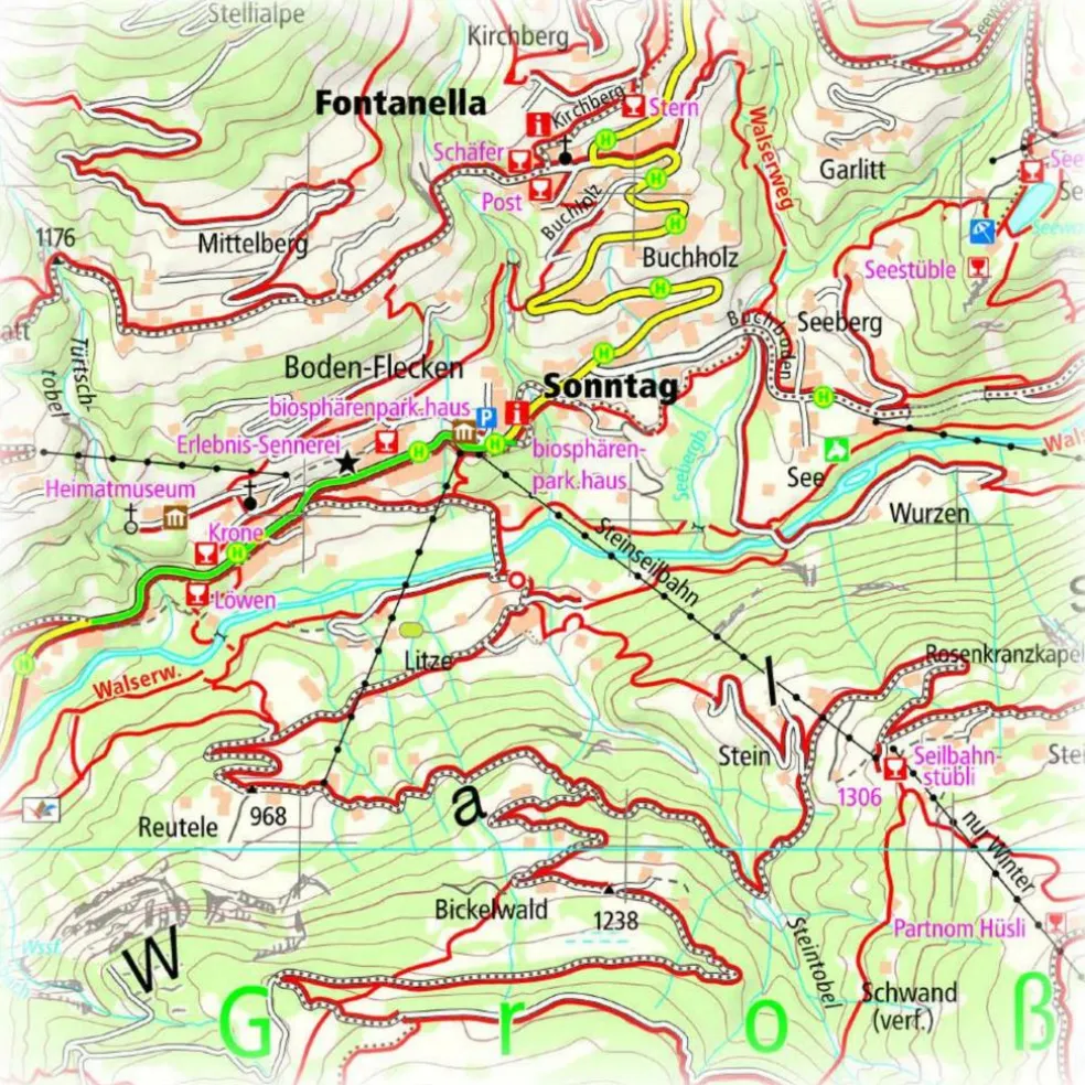 PUBLICPRESS BREGENZER WALD 1:35.000 - Wanderkarte