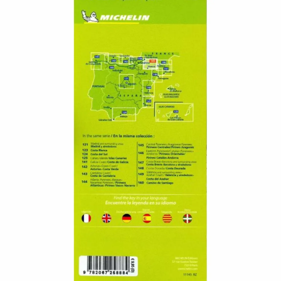 PYRENEES CENTRAL - ZOOM MAP 145 - Straßenkarte