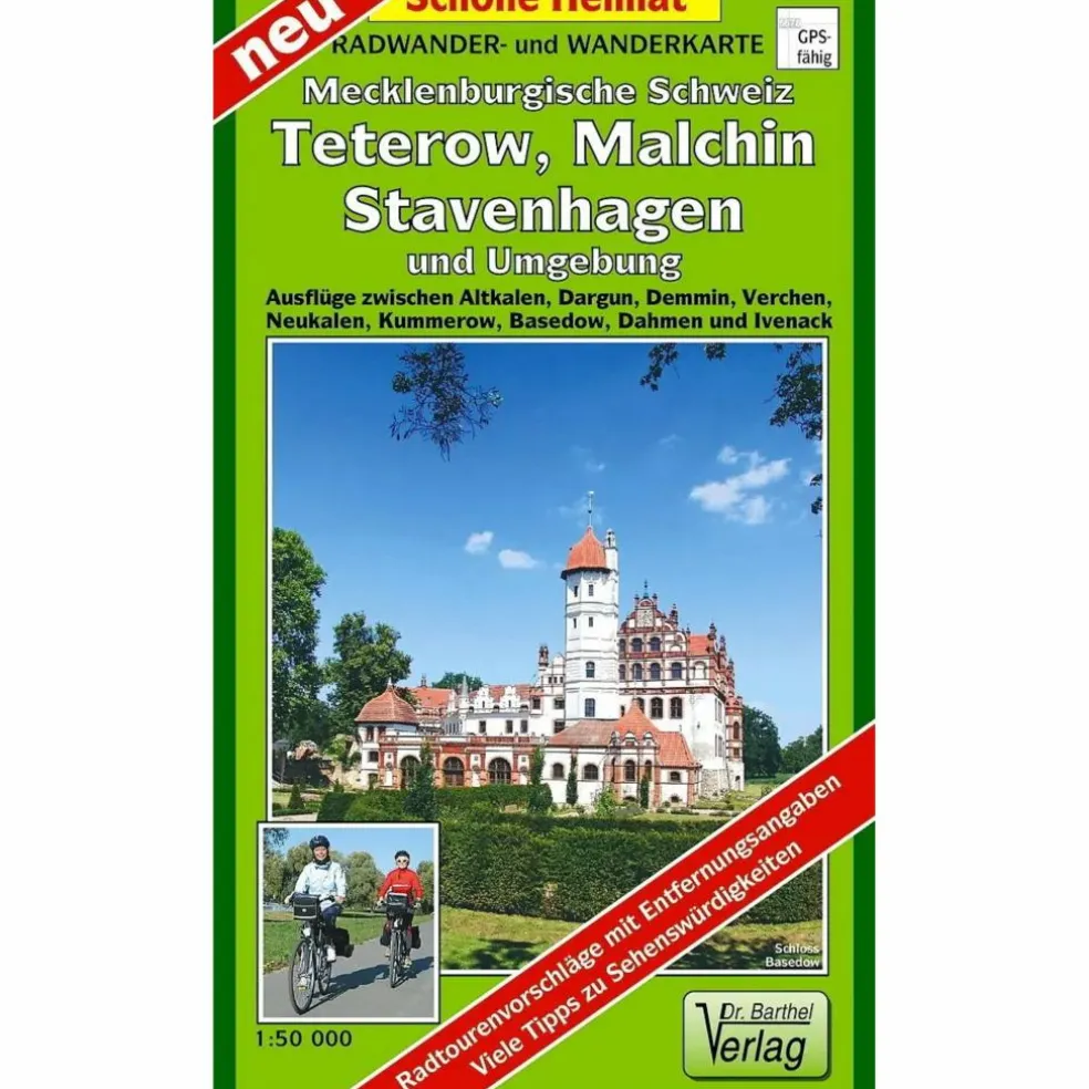 RADWANDER- UND WANDERKARTE MECKLENBURGISCHE SCHWEIZ, TETEROW