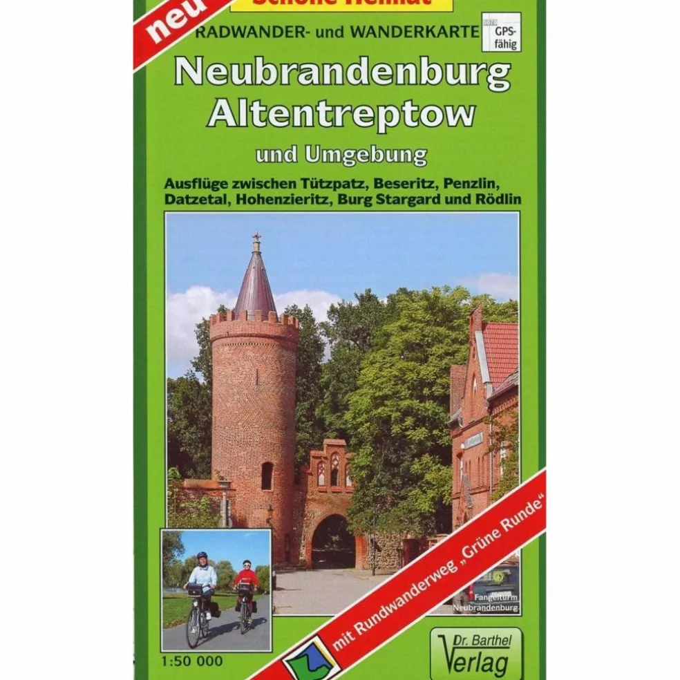 RADWANDER- UND WANDERKARTE NEUBRANDENBUR - Wanderkarte