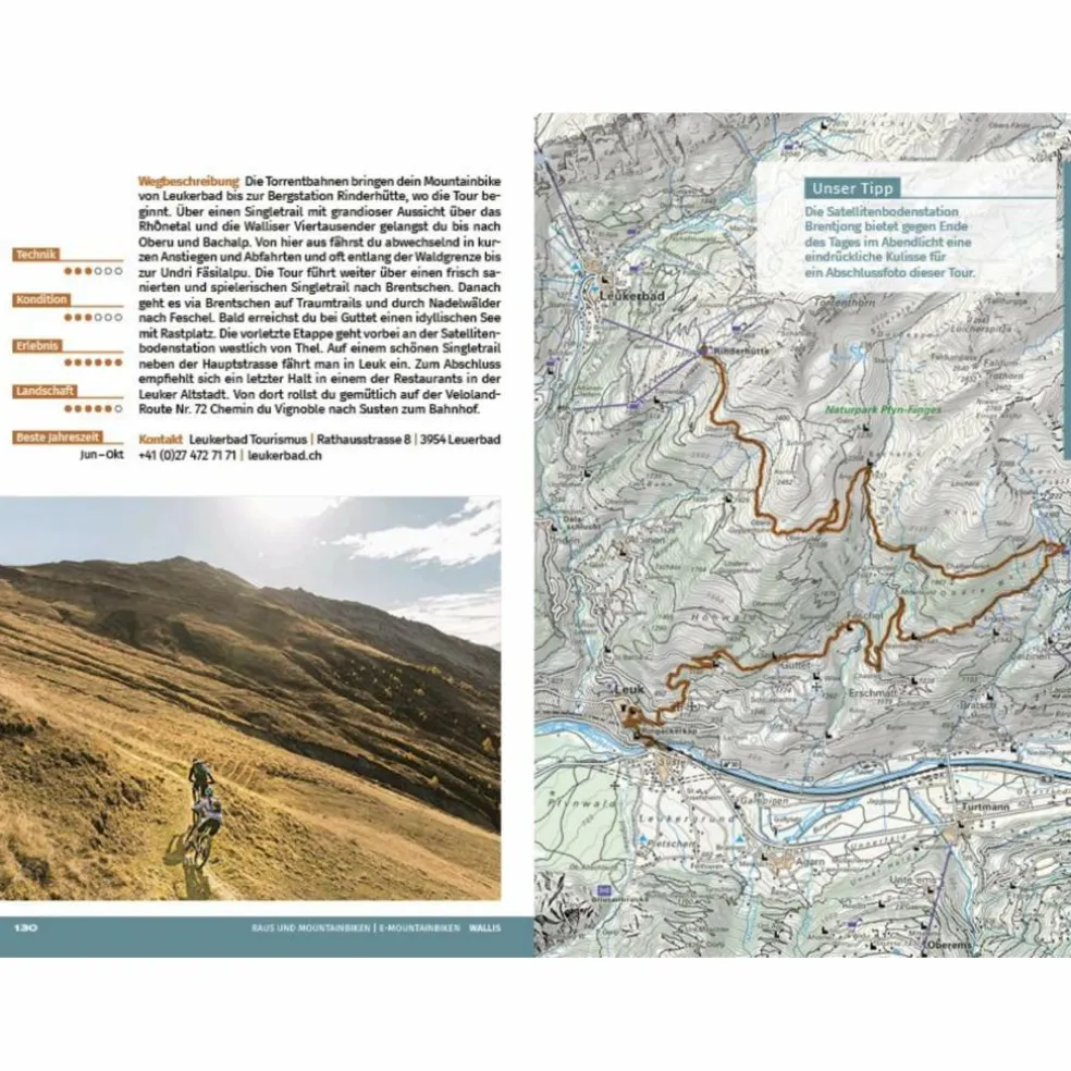 RAUS UND MOUNTAINBIKEN WALLIS