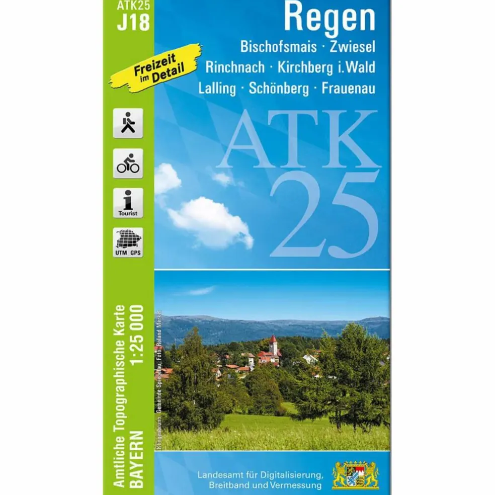 REGEN 1 : 25.000 - Wanderkarte