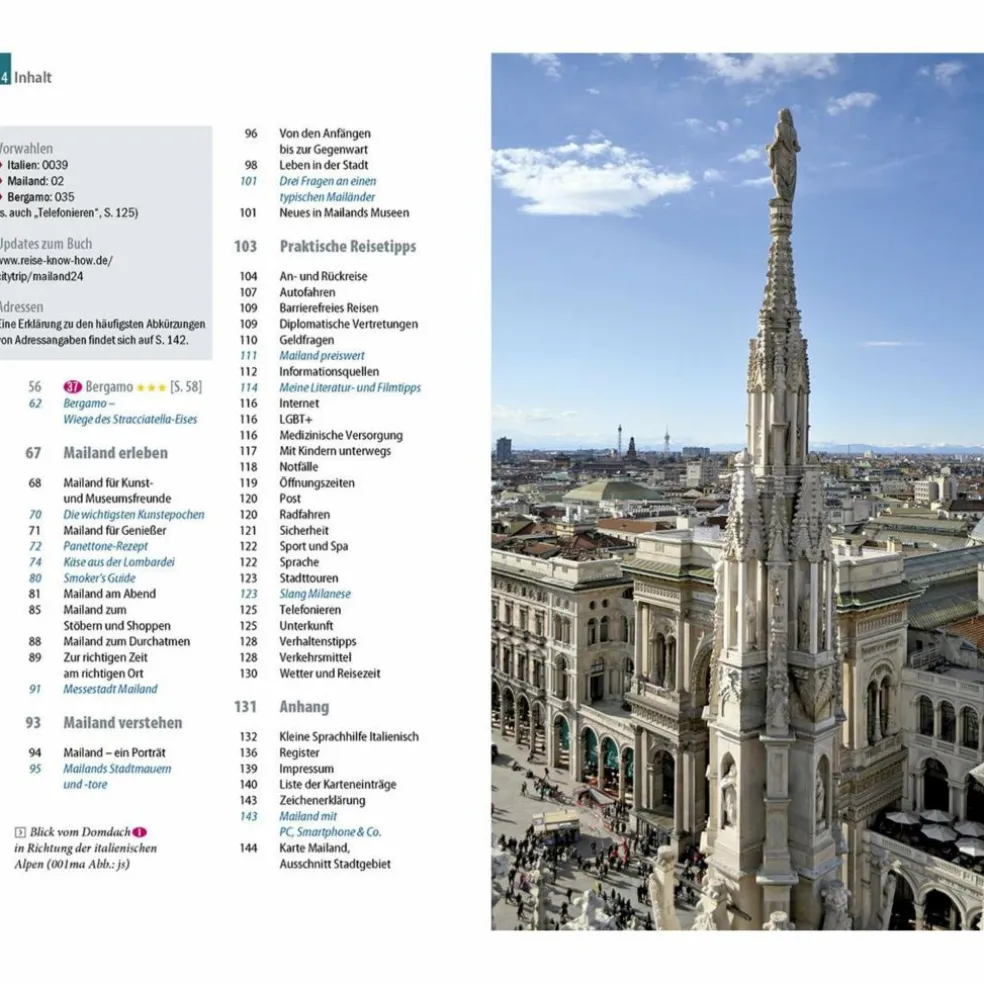 REISE KNOW-HOW CITYTRIP MAILAND UND BERGAMO - Reiseführer