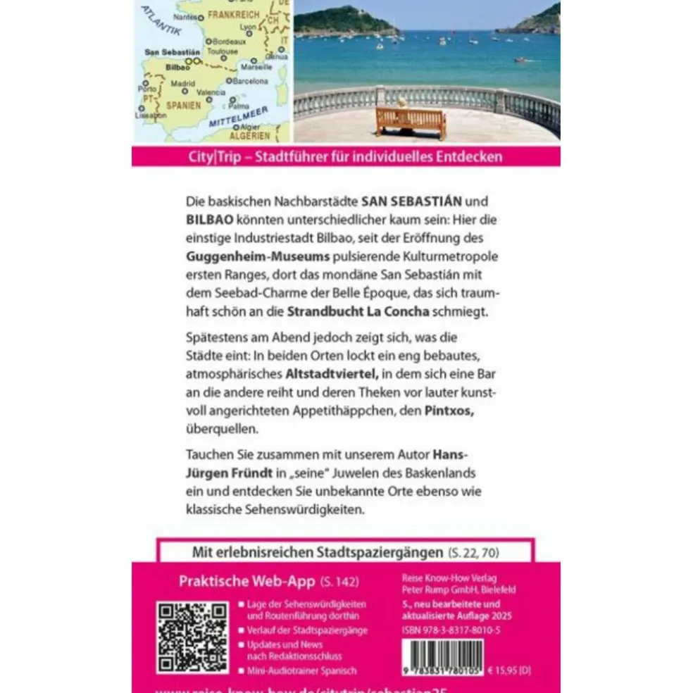 REISE KNOW-HOW CITYTRIP SAN SEBASTIÁN UND BILBAO - Reiseführer