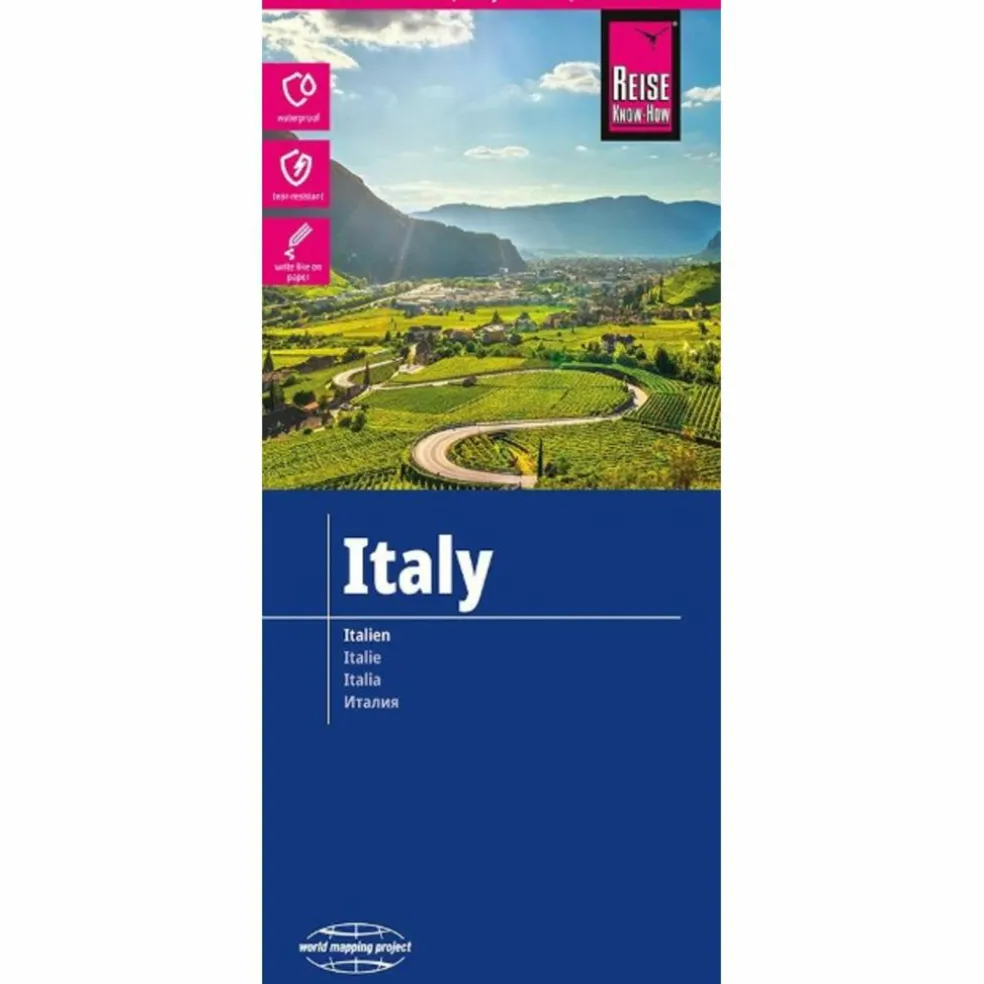 REISE KNOW-HOW LANDKARTE ITALIEN / ITALY (1:900.000) - Straßenkarte