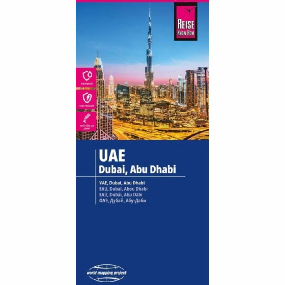 REISE KNOW-HOW LANDKARTE VEREINIGTE ARABISCHE EMIRATE - Straßenkarte