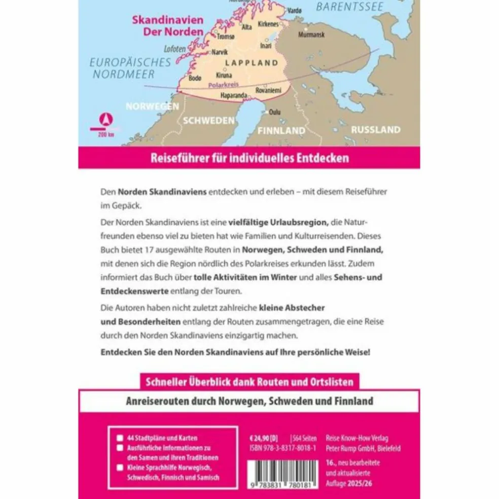 REISE KNOW-HOW REISEFÜHRER SKANDINAVIEN - DER NORDEN