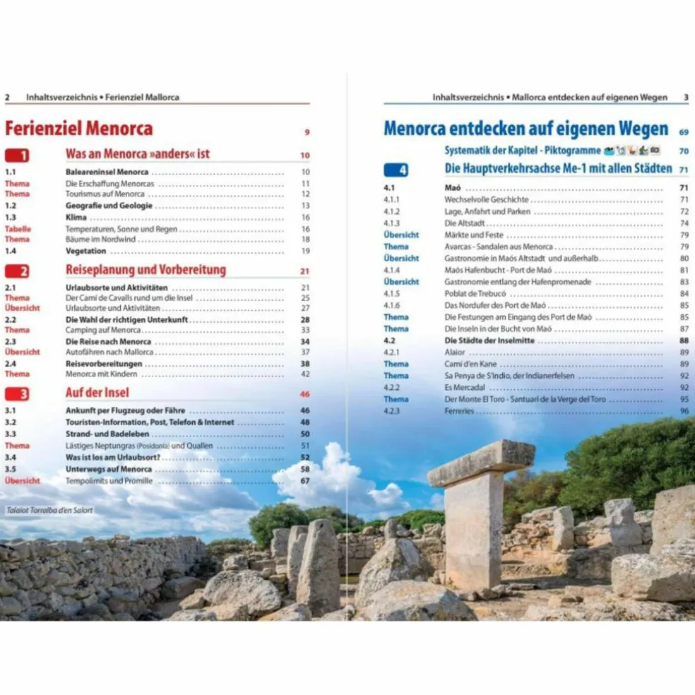 REISE KNOW-HOW REISEFÜHRER MENORCA, DIE ANDERE BALEARENINSEL