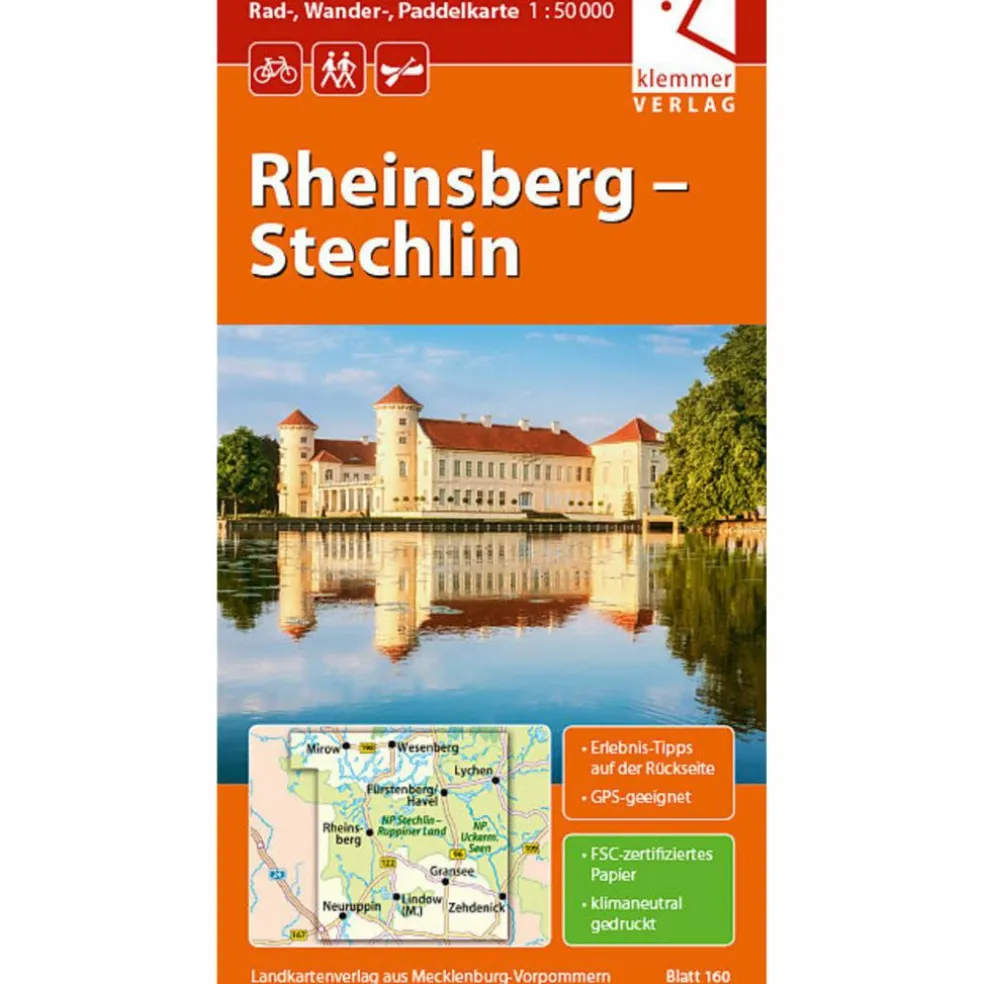 RHEINSBERG - STECHLIN 1:50T - Karte