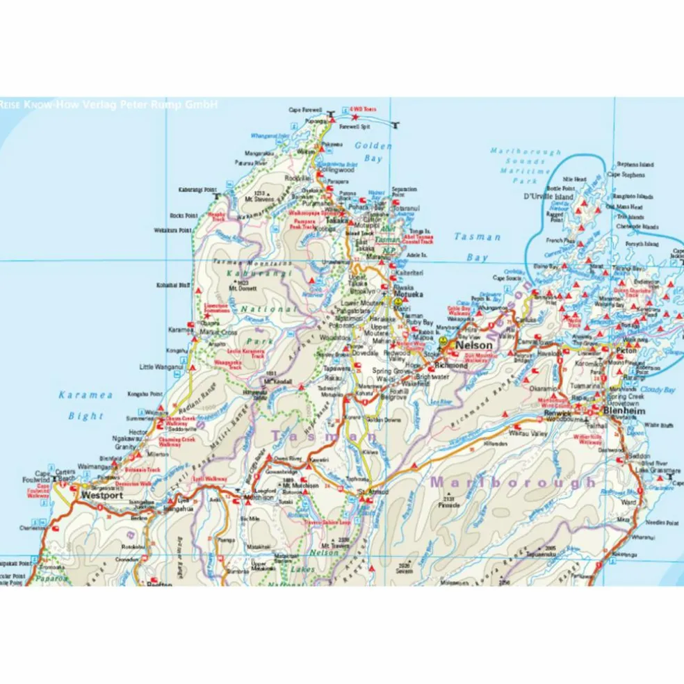 RKH WMP NEUSEELAND 1 : 1.000.000 - Straßenkarte