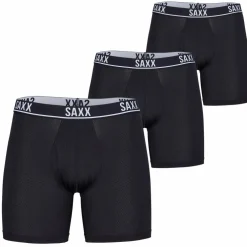 SAXX ESSENTIAL PERFORMANCE MESH BOXER BRIEF FLY 3PK Herren - Unterhose
