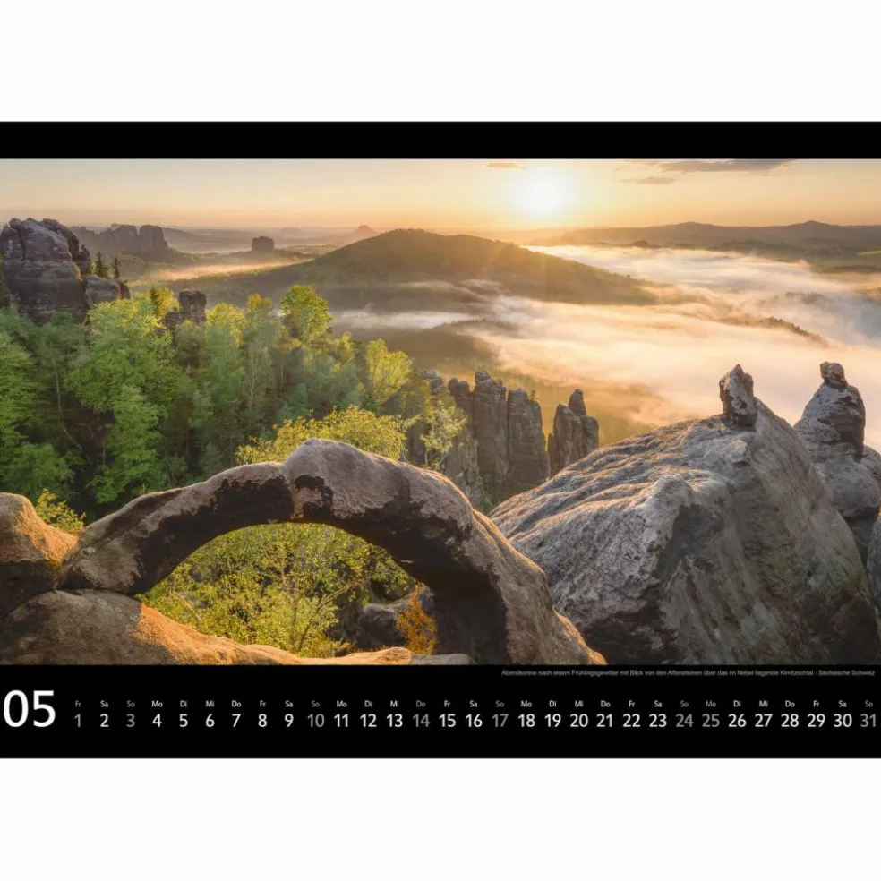 SÄCHSISCHE SCHWEIZ 2026 - Kalender