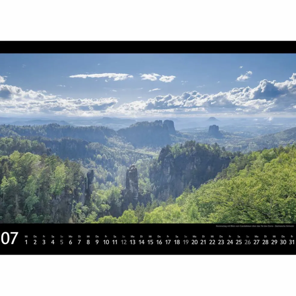 SÄCHSISCHE SCHWEIZ 2026 - Kalender