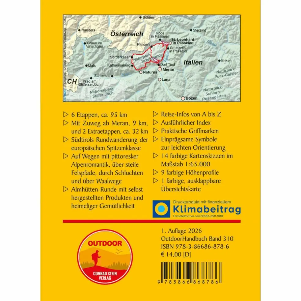 SÜDTIROL: MERANER HÖHENWEG - Wanderführer