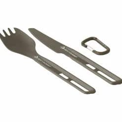 Sea to Summit FRONTIER UL CUTLERY SET - [2 PIECE] SPORK & KNIFE - Campingbesteck