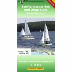 SENFTENBERGER SEE UND UMGEBUNG - Wanderkarte