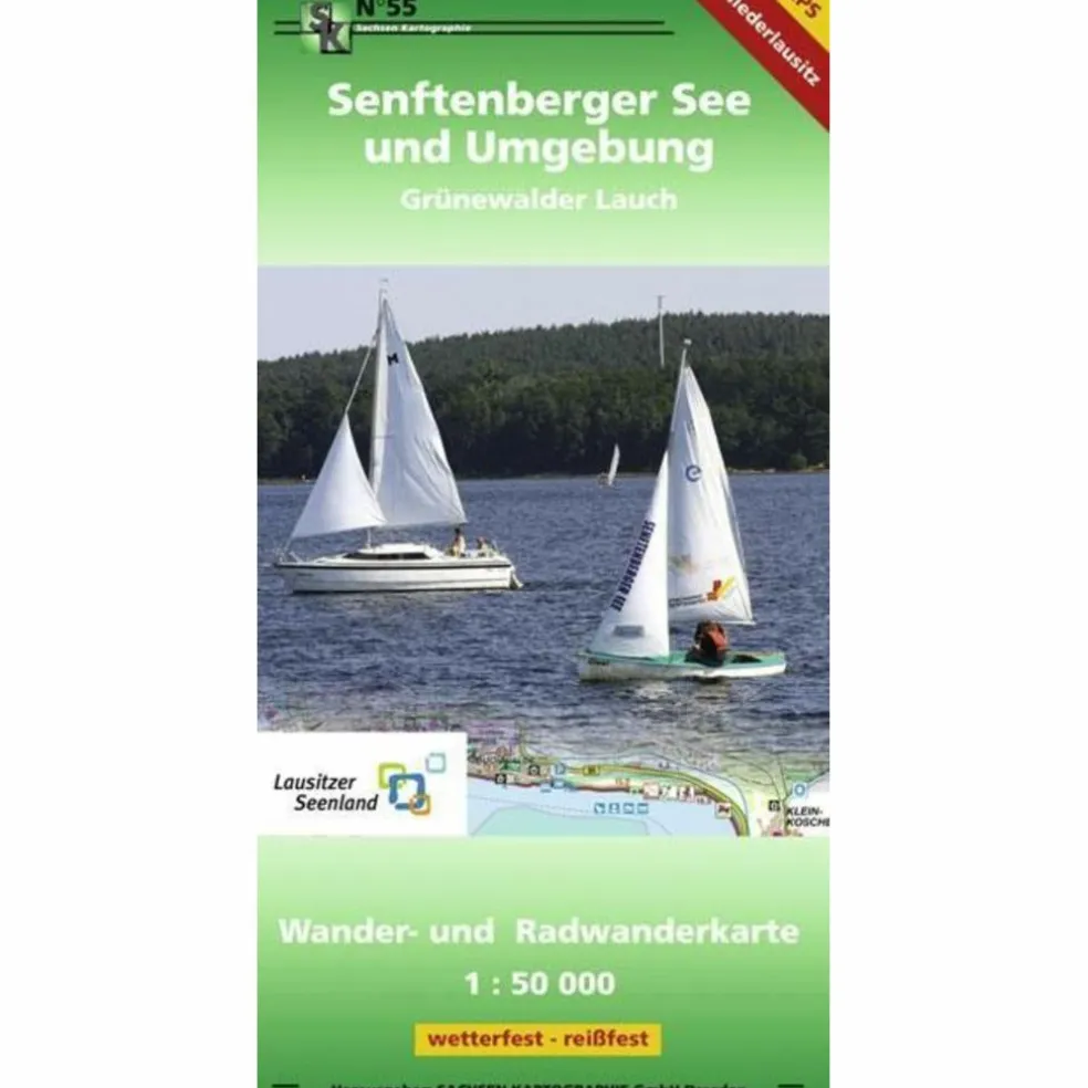 SENFTENBERGER SEE UND UMGEBUNG - Wanderkarte