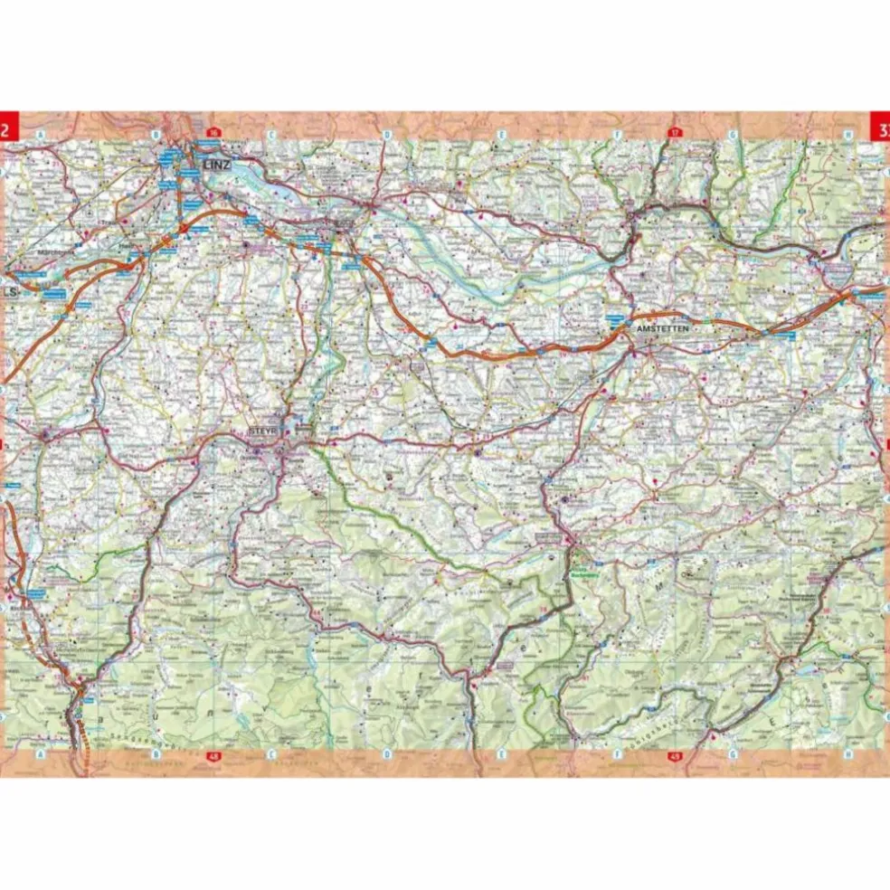 ÖSTERREICH, AUTOATLAS 1:200.000, FREYTAG & BERNDT - Straßenkarte