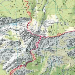 TABACCO WANDERN 1 : 25 000 PREALPI CARNICHE / VAL TAGLIAMENT - Wanderkarte