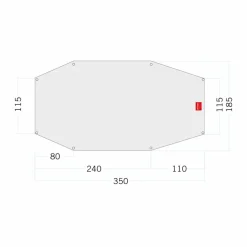 Tatonka FLOOR SHEET PE ARCTIS 3 - Zeltplane