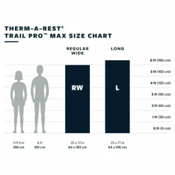 Therm-a-Rest TRAIL PRO MAX LARGE - Selbstaufblasende Isomatte