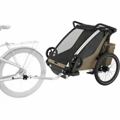 Thule CHARIOT CROSS DOUBLE FADED KHAKI - Fahrradanhänger