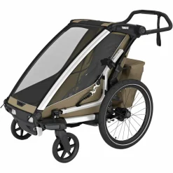 Thule CHARIOT CROSS SINGLE FADED KHAKI - Fahrradanhänger