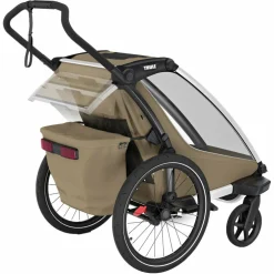Thule CHARIOT CROSS SINGLE FADED KHAKI - Fahrradanhänger