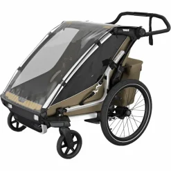 Thule CHARIOT CROSS SINGLE FADED KHAKI - Fahrradanhänger